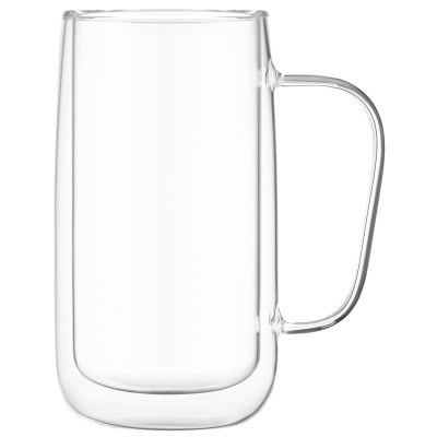 Набор чашек Ardesto BHR 400 мл 2 шт прозорий (AR2640BHR) Винница - изображение 2