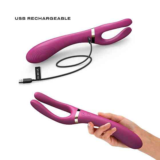 Вибратор-стимулятор Dorcel INFINITE JOY PLUM, многофункциональный, унисекс Sex Aura Киев