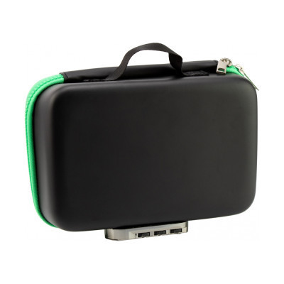 Пенал Cool For School на замке 1 отделение Черный (QT-5687-Black) Винница - изображение 2