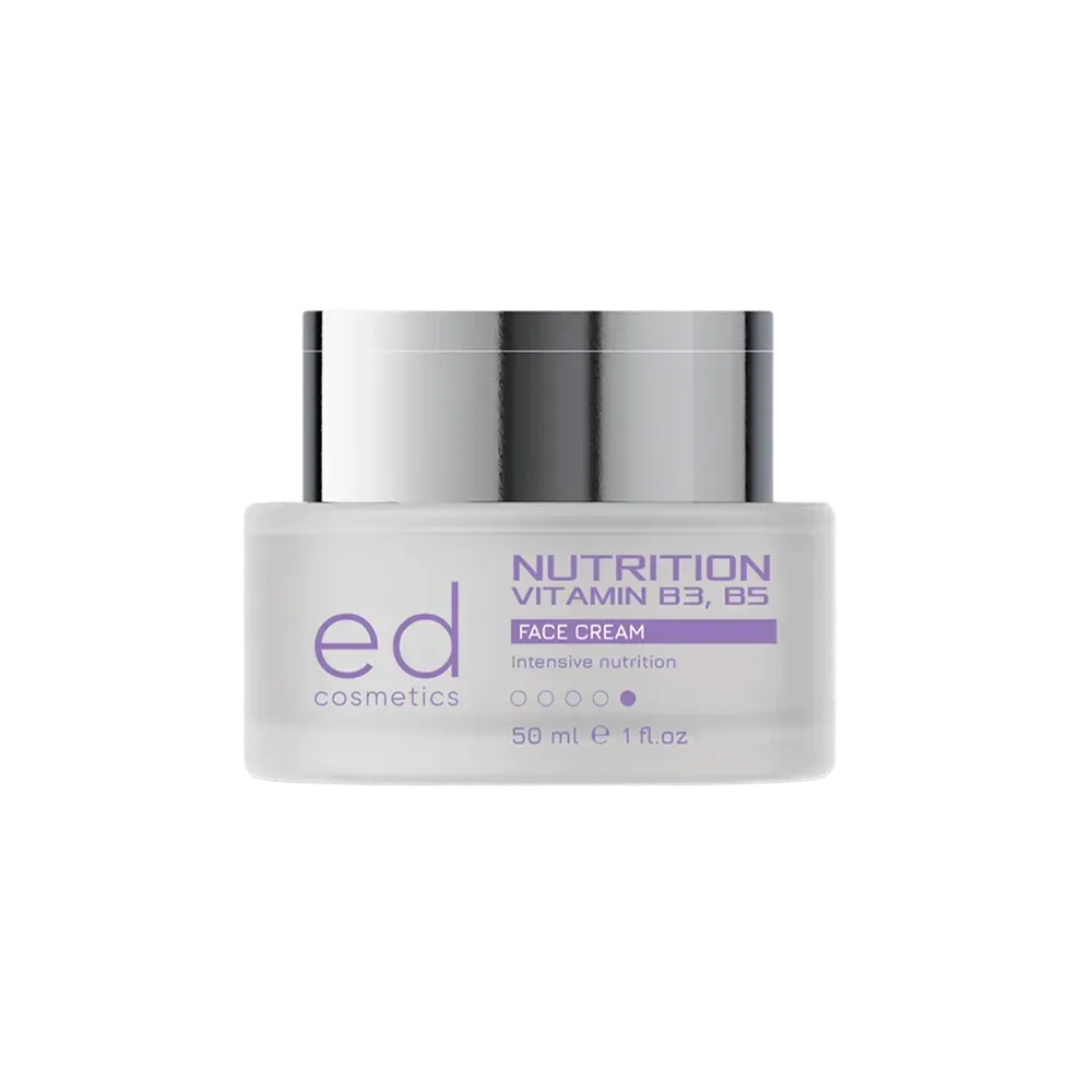 Крем для лица с витаминами B3, B6 NUTRITION VITAMIN B3, B5 FACE CREAM ED Cosmetics, 50 мл Днепр - изображение 1