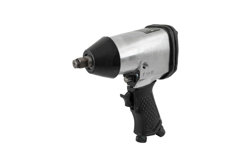 Гайковерт ударний пневматичний WERTVOLL 1/2" 7000 об/хв 215 л/хв 6.3 bar 340 Нм реверс TPR покриття корпусу кейс з насадками PN-2011 Коломыя - изображение 1