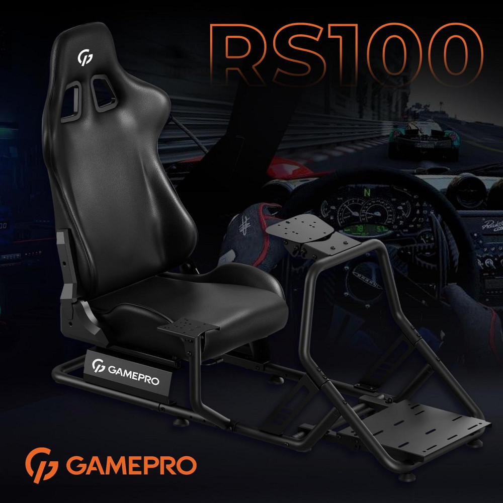 Крісло-кокпіт із кріпленням для керма, педалей і коробки передач GamePro RS100 ( 19184 ) Харків - фото 3