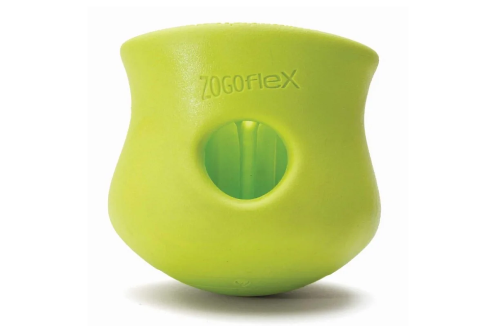 Іграшка головоломка для собак із схованкою для ласощів West Paw Toppl Treat Toy Large (Вест Пав Топпі) Дуже великий 12 см, Зелений Запоріжжя - фото 1