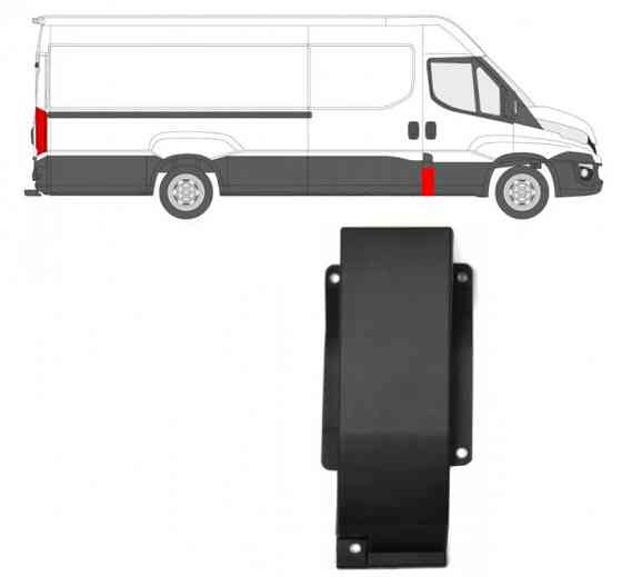 Накладка стійки кабіни GP Iveco Daily E6 права (5801521540) Київ