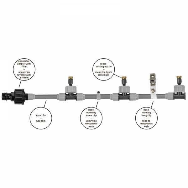 Туманоутворювач для альтанки 7.5м WHITE LINE BRADAS Польща Київ - фото 3