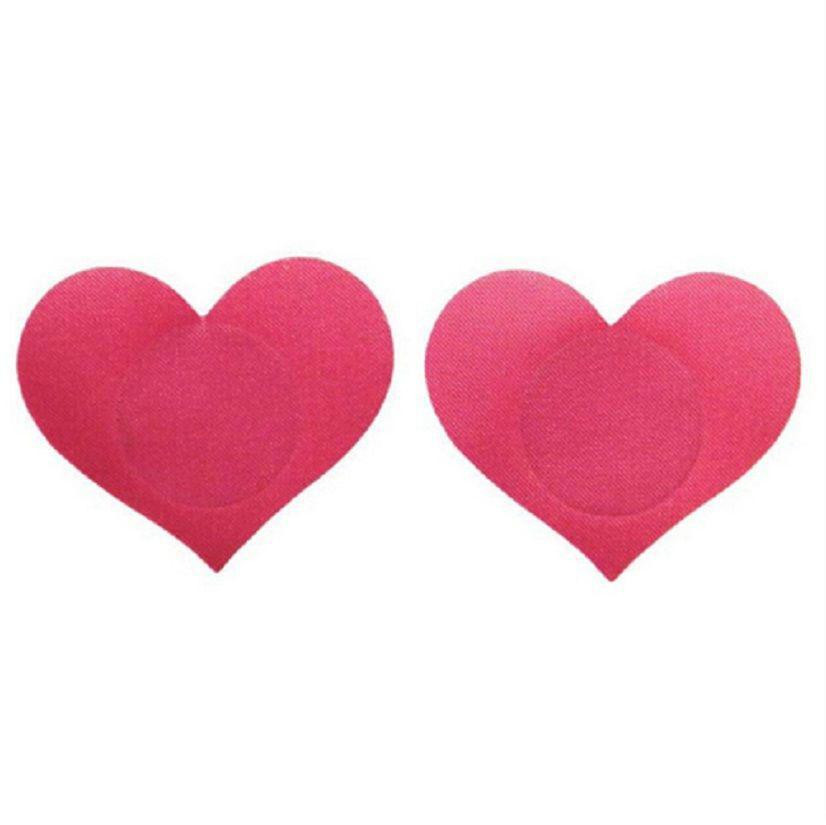 Наклейки на груди сердечка 6 на 5 см рожевий Київ - фото 1