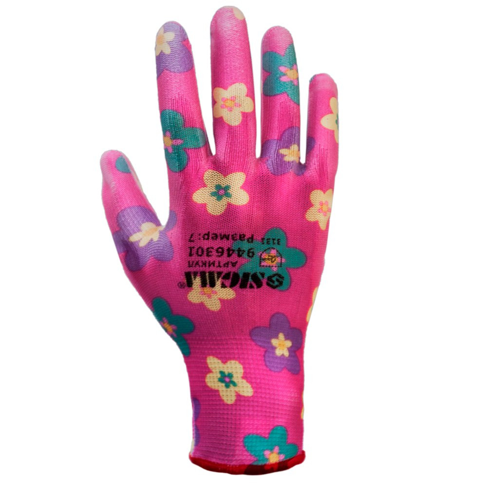 Sigma Перчатки с ПУ покрытием (красные, манжет) SIGMA (9446301) Киев - изображение 2