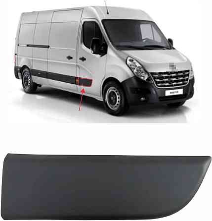 Накладка двери передней правой GP Renault Master 3 (808200149R) Киев