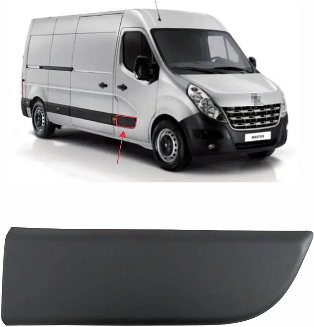 Накладка двери передней правой GP Renault Master 3 (808200149R) Киев - изображение 2