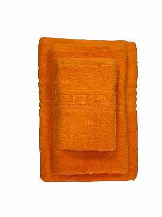 Махровий рушник Ideal Textile Greek 33х60 см оранжевий (56860580) Чернівці