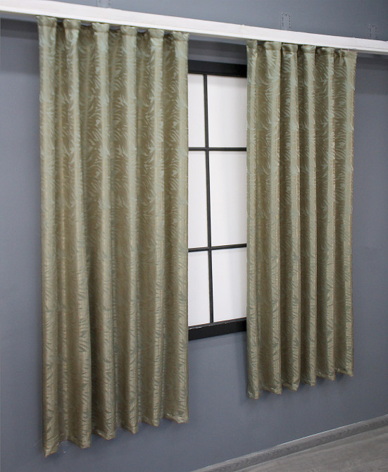 Комплект коротких штор VR-Textil Жаккард Magic № 1603ш Бежевый с золотистым 145х170 см 2 шт (35-0248) Киев - изображение 3