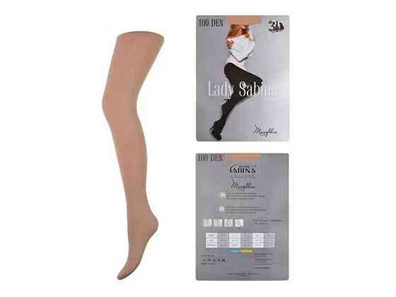Колготки 100den natural Мікрофібра 3D р.4 ТМ LADY SABINA Київ