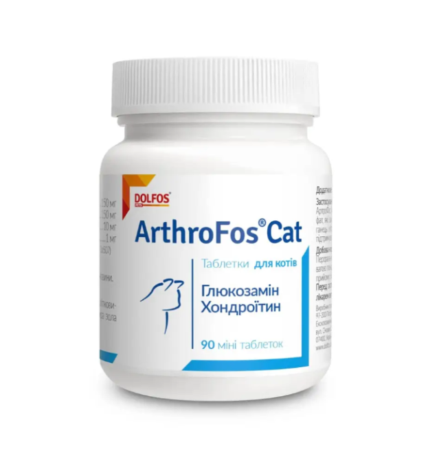 Дополнительный корм для кошек ArthroFos Cat, 90 таб. (хондропротектор) Винница - изображение 3