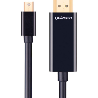 Кабель мультимедийный miniDisplayPort M to HDMI M 1.5m MD101 4K black Ugreen (20848) Винница - изображение 8