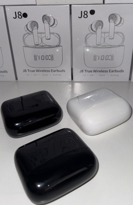 Бездротові навушники J8 True Wireless Earbuds. Харків - фото 1