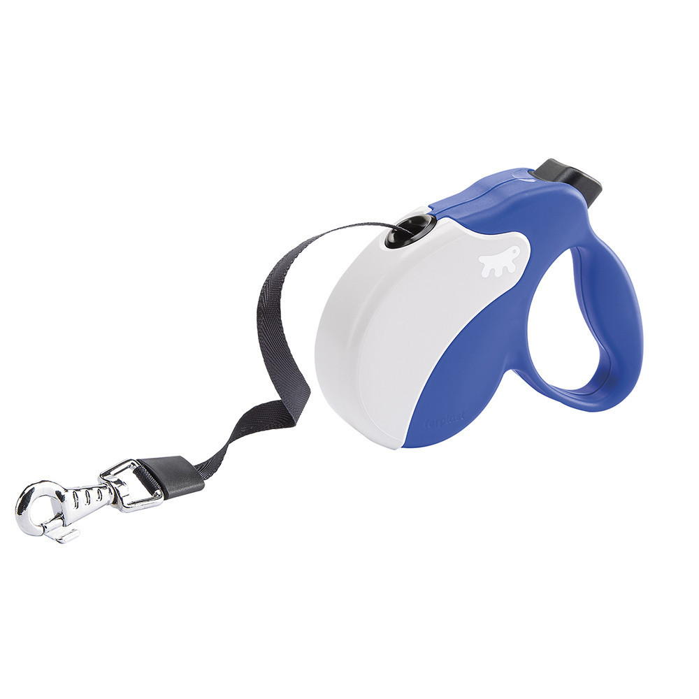 Поводок - рулетка для собак с лентой Ferplast Amigo Tape (Ферпласт Амиго Тейп) 14 х 3.6 х h 12 см - S, Синий Запорожье - изображение 1