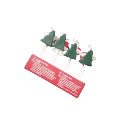 Новогодние свечки 12 штук разноцветный Киев