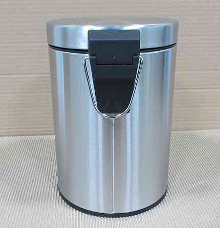 Відро для сміття кругле Zerix Solo-TC0103 SS Color 3 л колір нержавійка (ZX5895) Київ