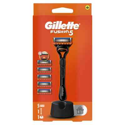 Бритва Gillette Fusion5 с 5 сменными картриджами + Подставка (8700216356794) Винница