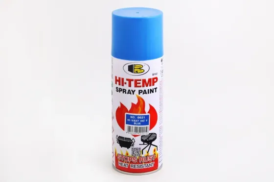 Краска аэрозольная температуростойкая 205° Bosny 400мл синий Винница