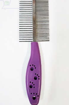 Расческа двусторонняя 25-20, 7*5 см, ручка 10 см Киев
