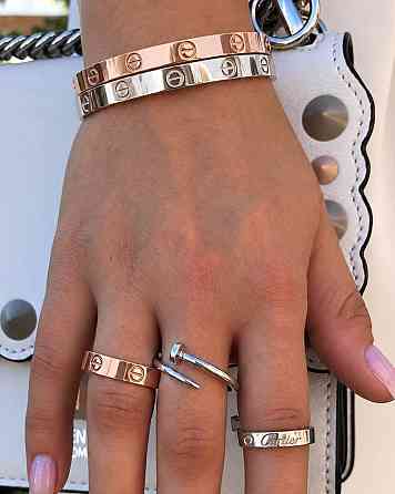 Cartier Love браслет с отверткой в нежном розовом золоте | Без цирконов | Очень стильный, идеально на каждый день Одесса