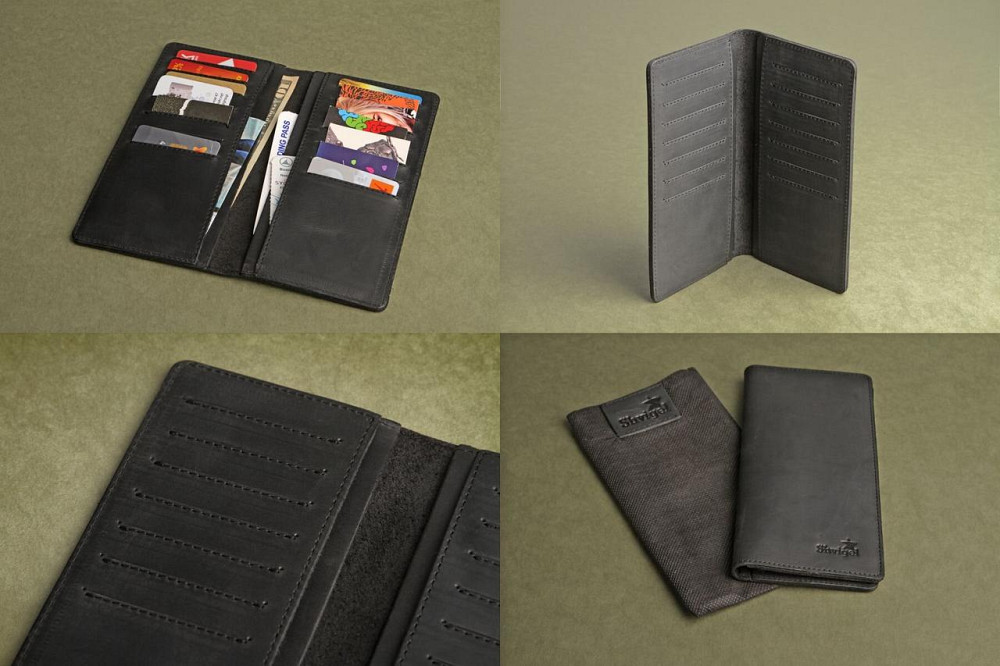 Кошелек SHVIGEL из винтажной кожи 13794 Черный Киев - изображение 6