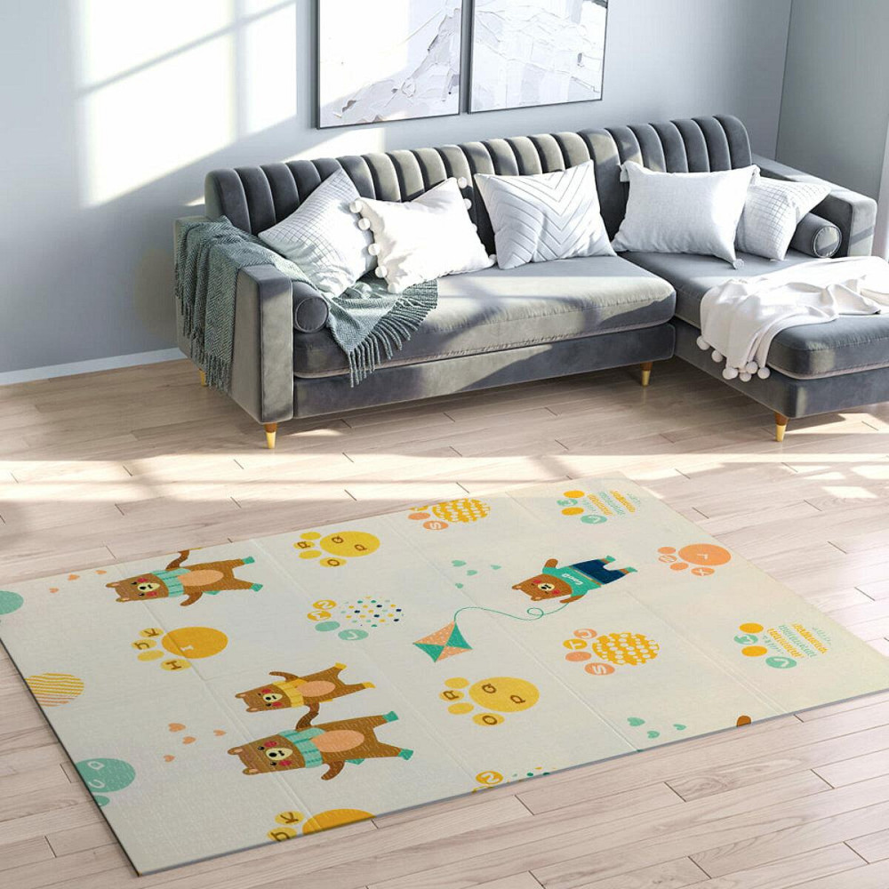 Детский складной коврик с мишками и воздушными шарами Киев - изображение 10