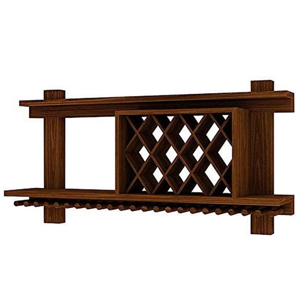 Настінна винна полиця "Хокуто 120" мербау Миколаїв - фото 1