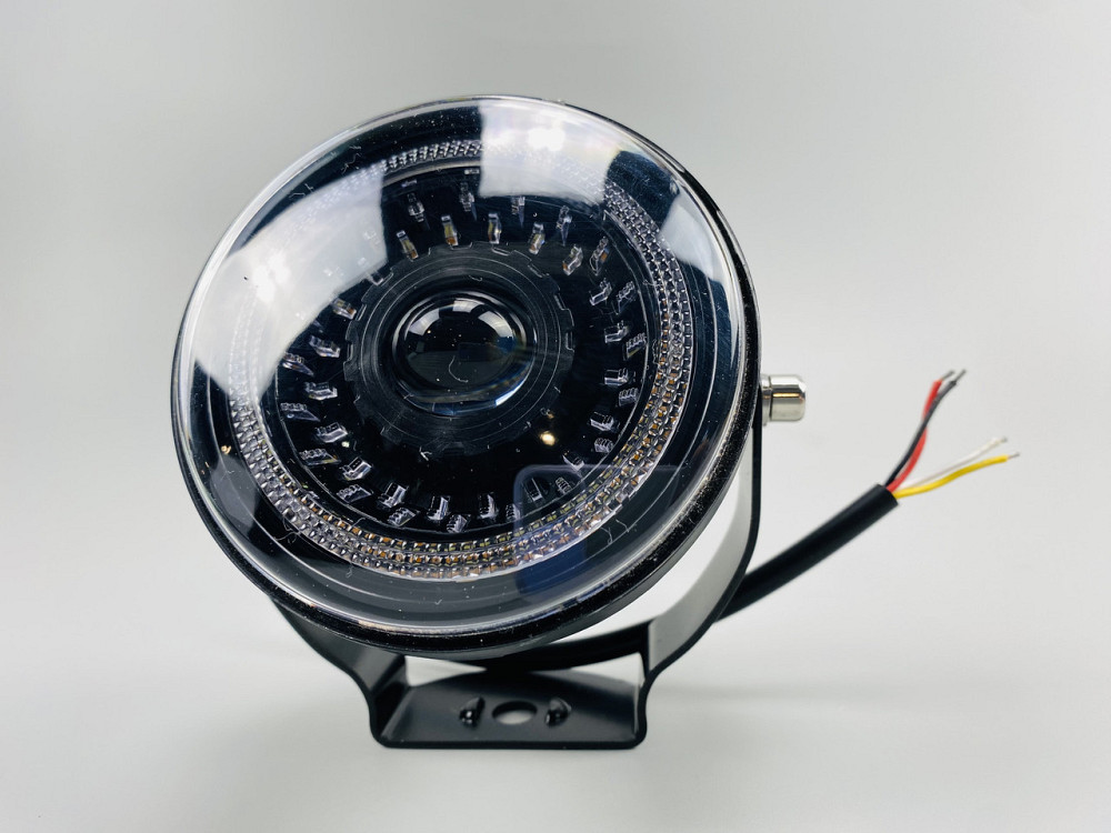 Фара протитуманна LED 30W з чітким світловим кордоном великою лінзою та габаритним світлом 8-80V Мукачево - фото 8
