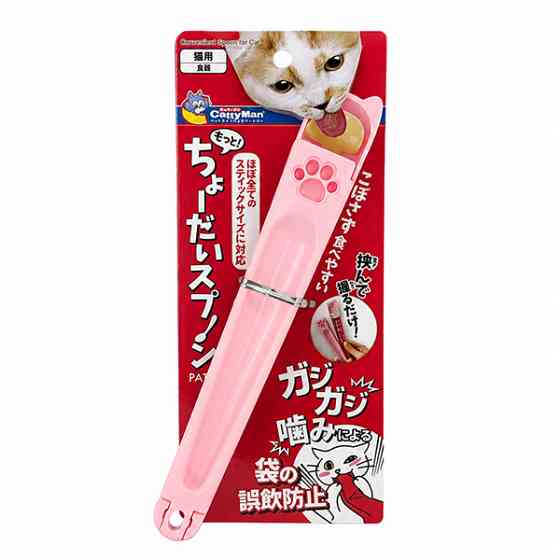 CattyMan Convenient Spoon КЭТТИМЕН ЛОЖКА для жидких лакомств в стиках для котов Киев