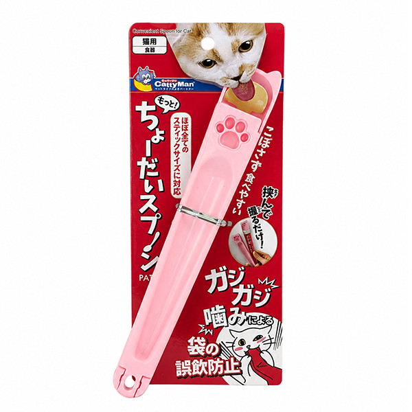 CattyMan Convenient Spoon КЭТТИМЕН ЛОЖКА для жидких лакомств в стиках для котов Киев - изображение 1