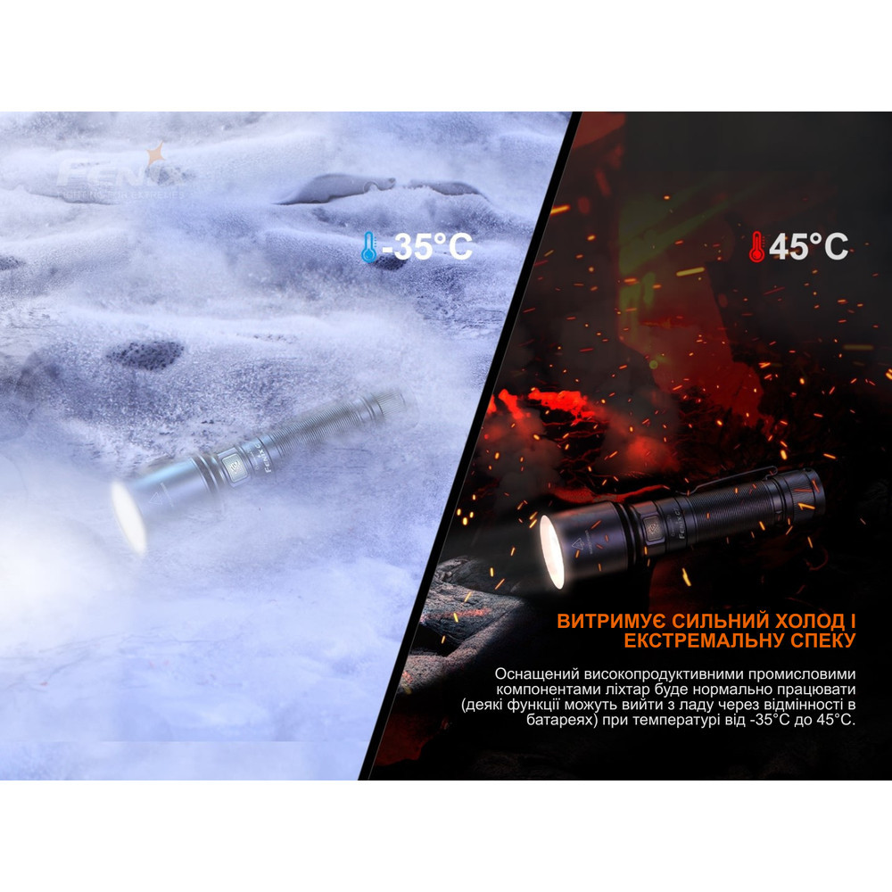 Фонарь ручной Fenix ​​C7 лимитированная серия (Оранжевый) Винница - изображение 7