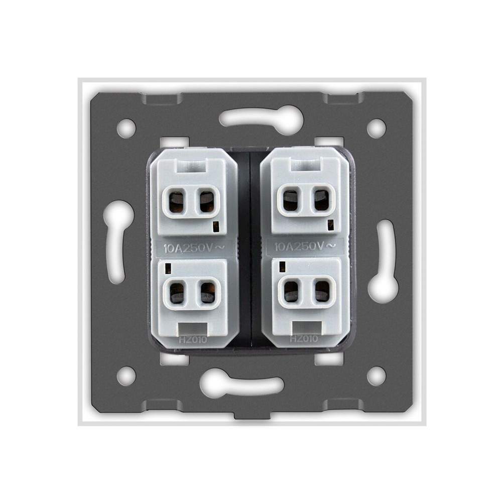 LIVOLO Подвійна універсальна розетка 2 стандарта в 1 Livolo білий (VL-C7C2A-11) Київ - фото 2