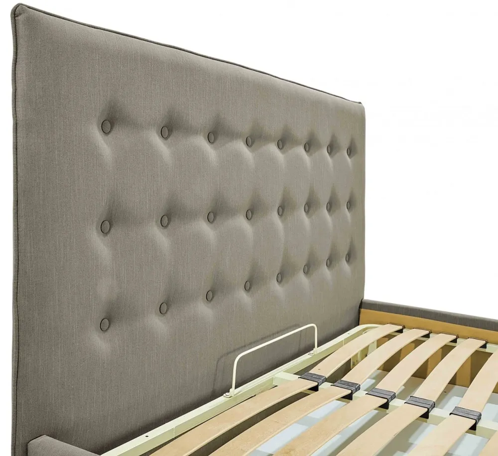 Кровать Двуспальная Nicole Comfort 160 х 200 см Melva 20 С подъемным механизмом и нишей для белья Серый Киев - изображение 3