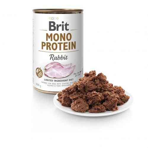 Корм вологий Brit Mono Protein Rabbit для собак з кроликом 400 г Киев