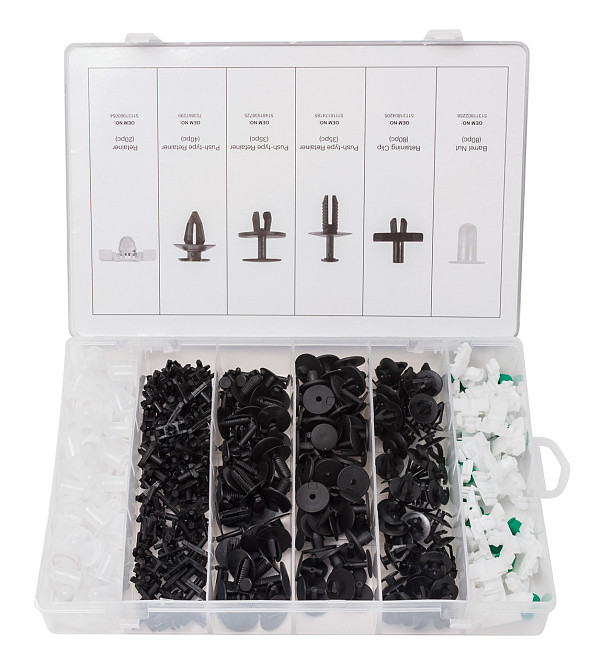 Набор клипс 290 предметов (BMW), пластиковом органайзере Forsage F-01Z0230 Одесса - изображение 1