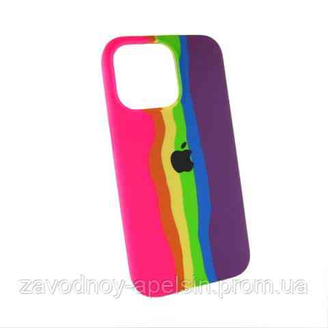 IPhone 13 Pro Чохол силіконовий Веселка Rainbow Одеса