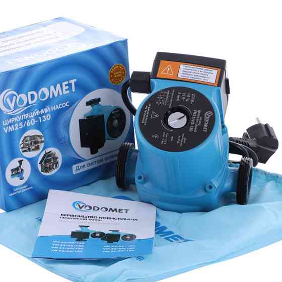 Насос циркуляційний Vodomet VM25/60-130 з кабелем, без гайок   ( VO0003 ) 21492 Харьков