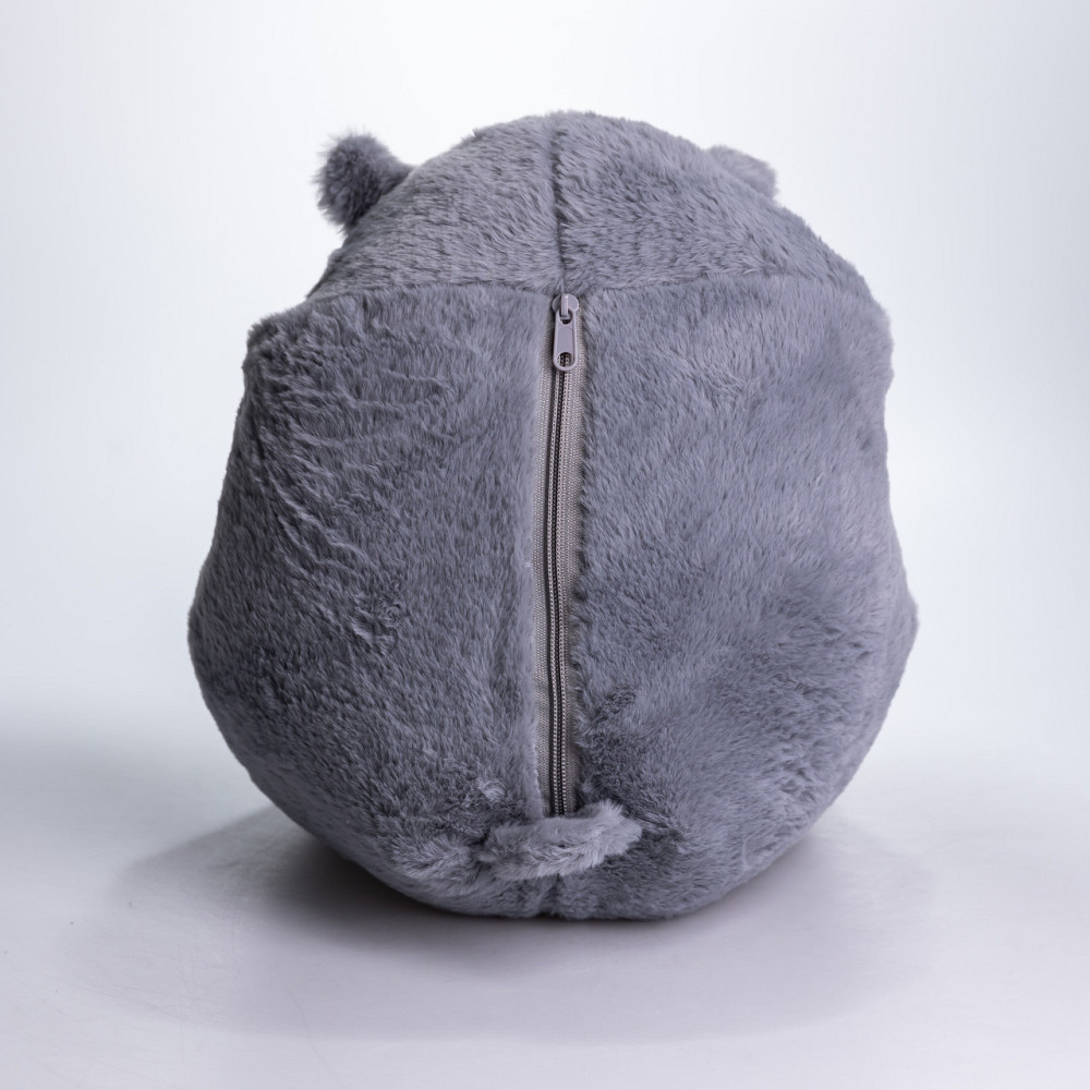 М'яка іграшка-подушка з пледом Хом'як 110×160 (см) плюшевий дитячий плед 3в1 Сірий 7090G Коломыя - изображение 7