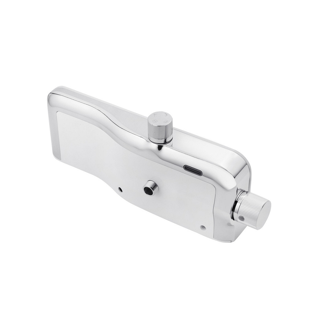 Душова система зовнішнього монтажу Kroner KRP Armada з виливом - W065 хром/біла Київ - фото 7