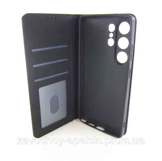 Чехол книжка Samsung S25 Ultra S938 Защита камеры (черный) Одесса