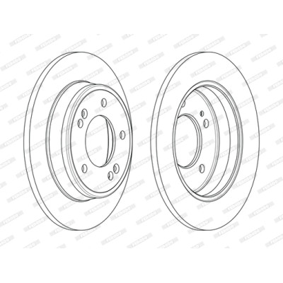 Тормозной диск FERODO DDF2193C Винница - изображение 1