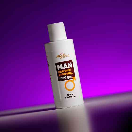 Збільшуючий гель-лубрикант для чоловіків - MyLove Man Extreme Enlarging Med Gel, 150 мл Sex Aura Київ