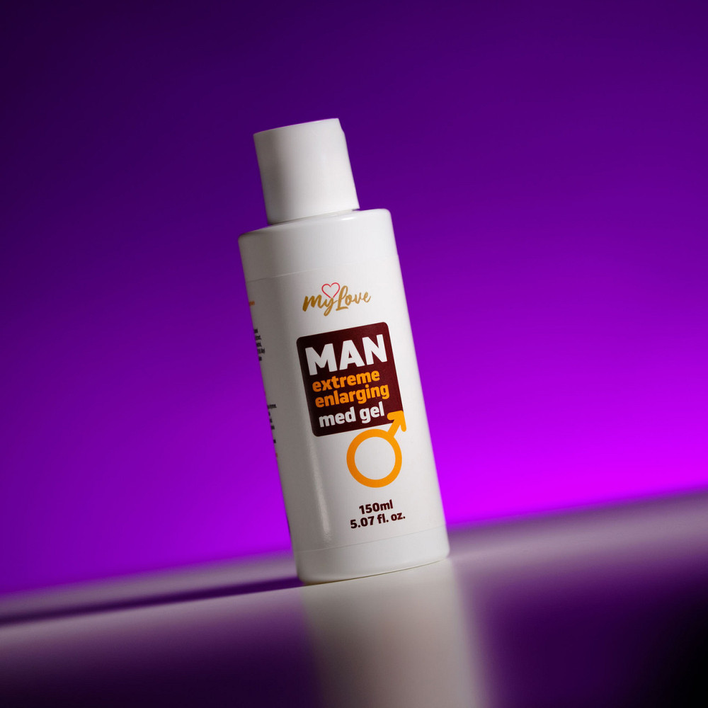 Збільшуючий гель-лубрикант для чоловіків - MyLove Man Extreme Enlarging Med Gel, 150 мл Sex Aura Київ - фото 4