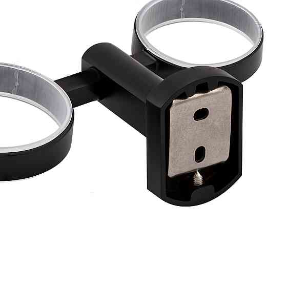 Стакан с держателем Qtap Liberty настенный двойной QTLIBBLM1155 Black Киев