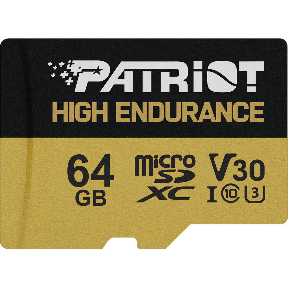 microSDXC (UHS-1 U3) Patriot High Endurance 64Gb class 10 V30 (R-95MB/s) Київ - фото 2