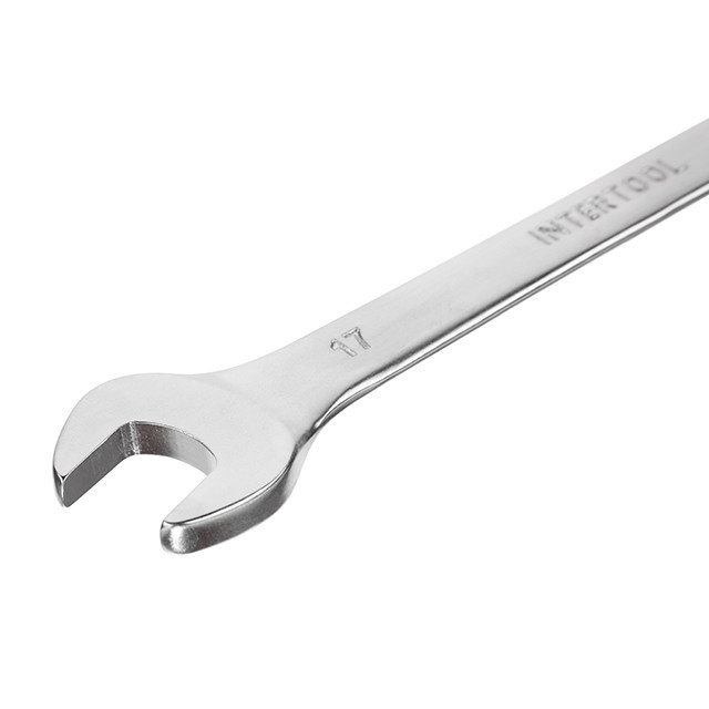 Набір ключів комбінованих, 6 шт., 8-17 мм, Cr-V INTERTOOL HT-1201 Київ - фото 3
