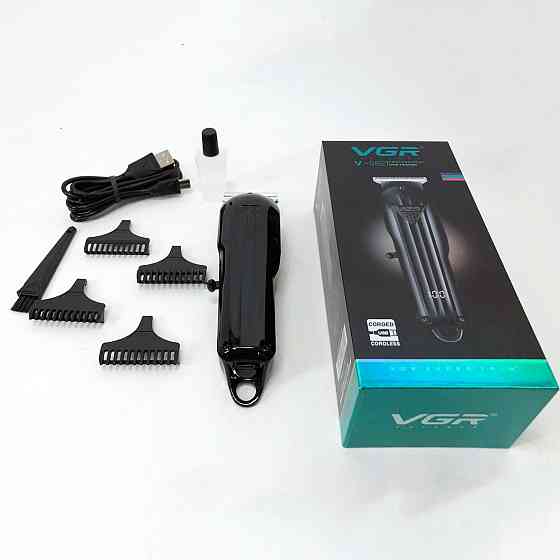 Бритва триммер для бороди VGR V-982, Електробритва з насадками для бороди Бритва триммер чоловіків PC-21 Львів