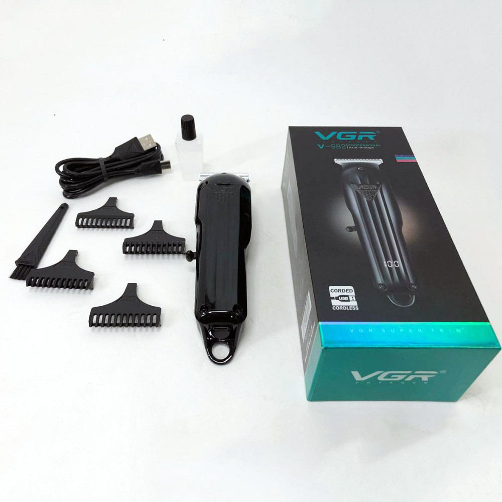 Электробритва для головы VGR, Машинка для стрижки волос домашняя Триммер усов PC-21 Львов - изображение 4